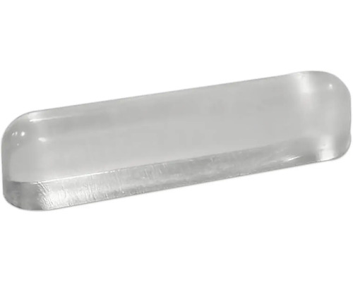 Rechteckiger, transparenter Türpuffer