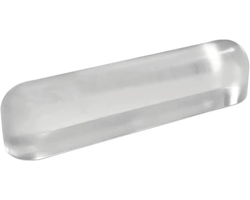 Transparenter Türstopper aus Kunststoff