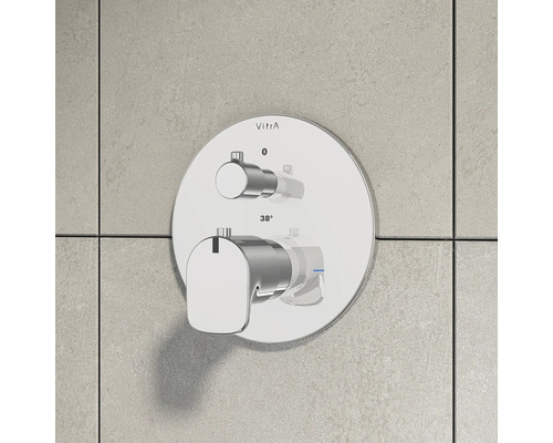 Vitra Logo Thermostatarmatur für Dusche