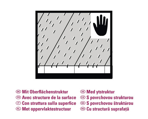 Symbole pour structure de surface