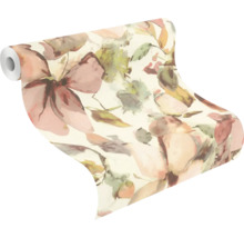 Tapetenrolle mit Blumenmuster
