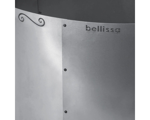 Bellissa Hochbeet aus Metall mit Zierelement