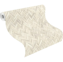 Rouleau de papier peint avec motif tressé