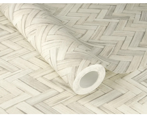 Rouleau de papier peint avec motif tressé