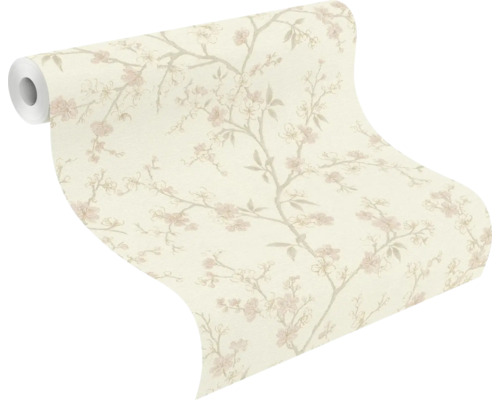 Tapetenrolle mit floralem Muster