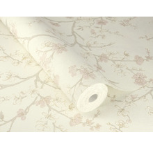 Tapetenrolle mit Blütenmuster