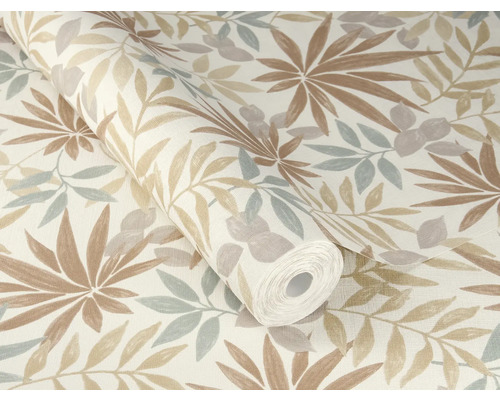 Tapetenrolle mit Blättermuster