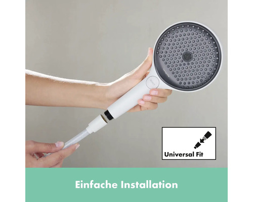 Handbrause mit Universeller Passform und einfacher Installation