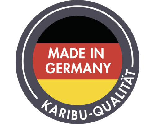 Made in Germany Karibu-Qualität Siegel