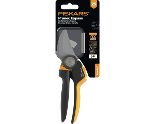 Fiskars Bypass Gartenschere mit 25 Jahren Garantie