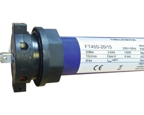 Moteur tubulaire FT45S-20/15