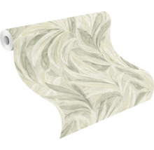 Rouleau de papier peint à motif de feuilles