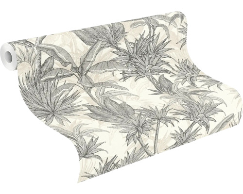 Tapetenrolle mit tropischem Pflanzenmuster