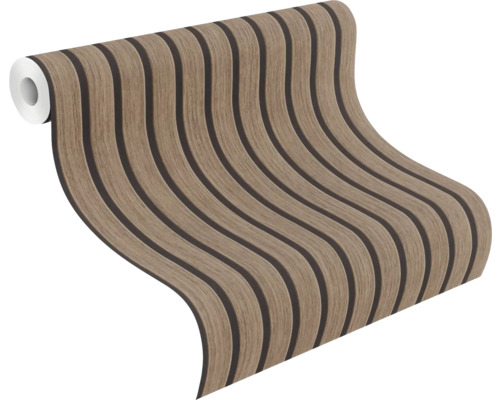 Rouleau de papier peint avec motif de planches de bois