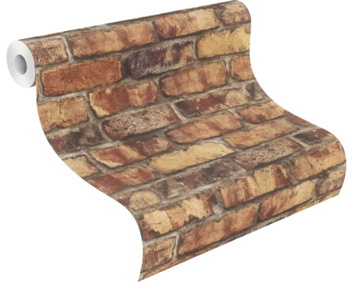 Tapetenrolle mit Backsteinmuster