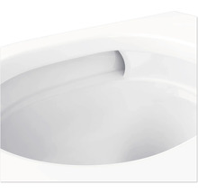 Detailansicht einer Keramik Toilette