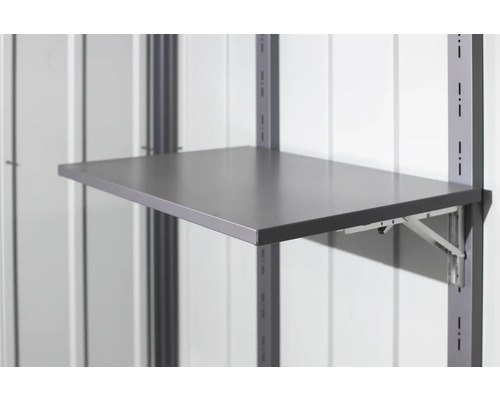 Regalboden aus Metall mit Regalsystem