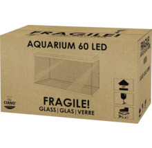 Emballage d''un aquarium Ciano 60 LED