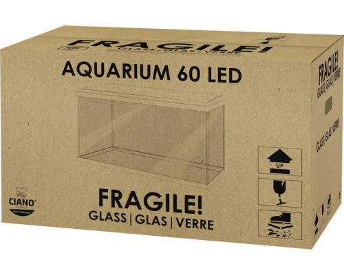 Emballage d''un aquarium Ciano 60 LED