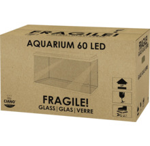 Emballage d''un aquarium 60 LED en verre