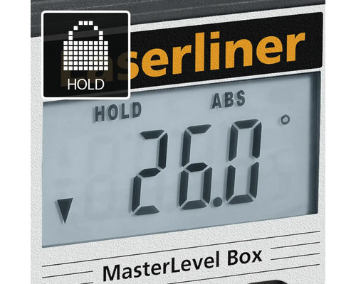 Écran Laserliner MasterLevel Box avec fonction de maintien