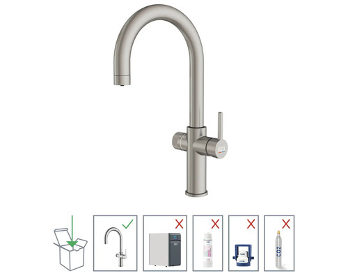 Robinet pour le traitement de l''eau avec l''avis du fabricant que d''autres composants ne sont pas inclus