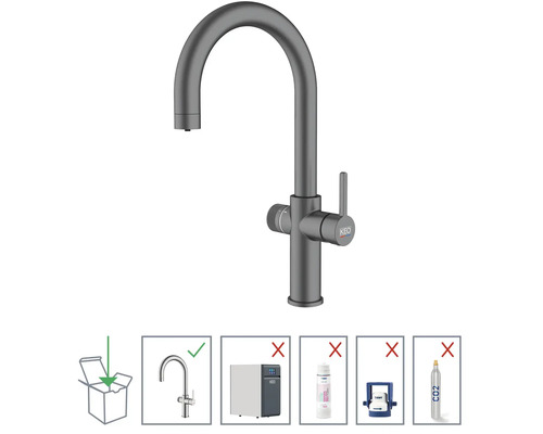 Robinet de cuisine avec col de cygne