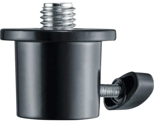 Pied d''appareil noir avec filetage