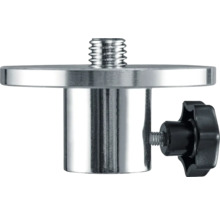 Adaptateur métallique avec filetage et vis de blocage