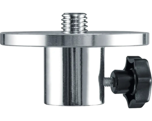 Adaptateur métallique avec filetage et vis de blocage