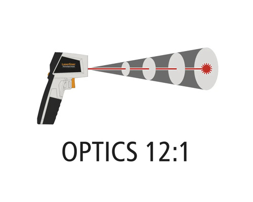 Thermomètre infrarouge Laserliner Thermospot Pocket avec optique 12:1