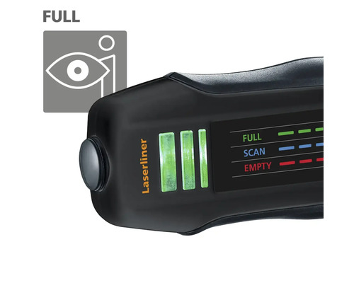 Indicateur de niveau Laserliner pour le contrôle des matériaux avec écran LED