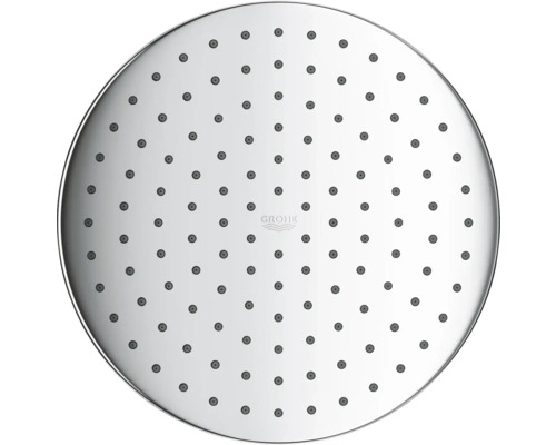 Pomme de douche ronde avec jets d''eau et logo Grohe