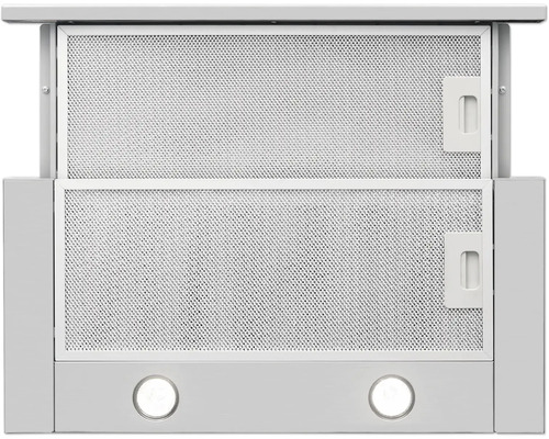 Hotte aspirante avec deux filtres et deux lampes