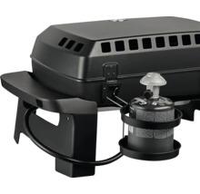Barbecue à gaz noir avec cartouche de gaz