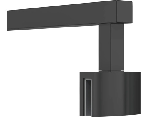 Système de porte coulissante noir