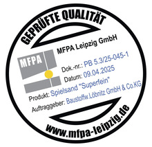 Geprüfte Qualität Siegel von MFPA Leipzig GmbH