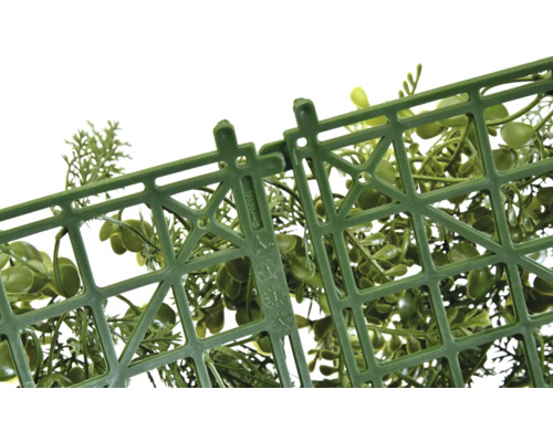 Haie artificielle avec système enfichable pour l''extérieur.