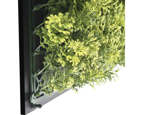 Mur végétal artificiel avec motif de fougère