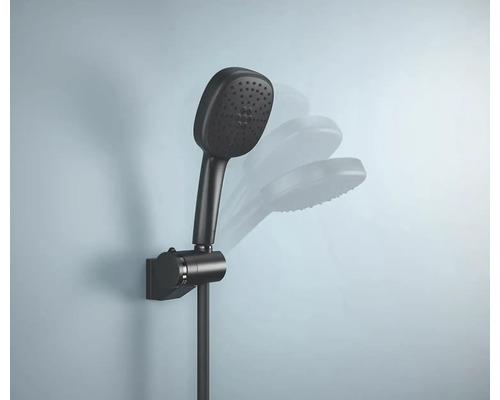 Barre de douche avec douchette à main et support réglable