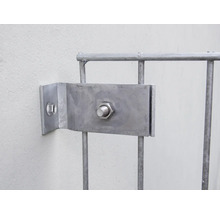 Befestigungselement für Zaunelement an der Wand