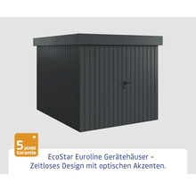 EcoStar Euroline Gerätehaus mit fünf Jahren Garantie
