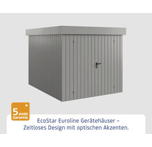 EcoStar Euroline Gerätehaus mit fünf Jahren Garantie