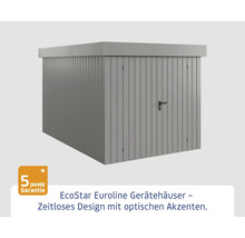 EcoStar Euroline Gerätehaus mit Tür und fünf Jahre Garantie