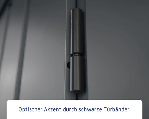 Türband aus Metall am Garagentor