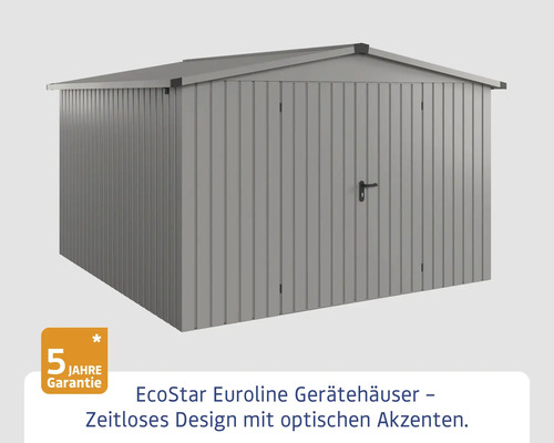 Metall Gerätehaus mit Tür