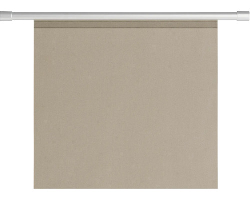 Beige Stoffrollos für Fenster mit Montageleiste
