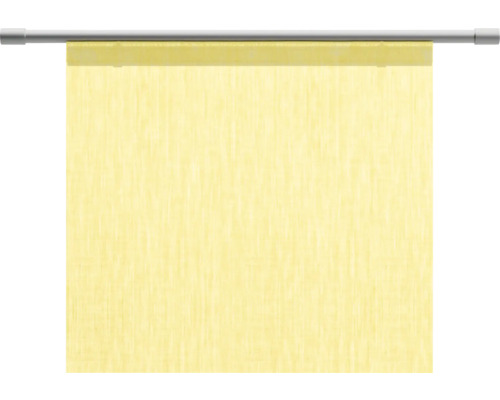 Gelbes Rollo mit Aufhängung