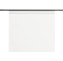 Weisse Leinwand an einer grauer Staang