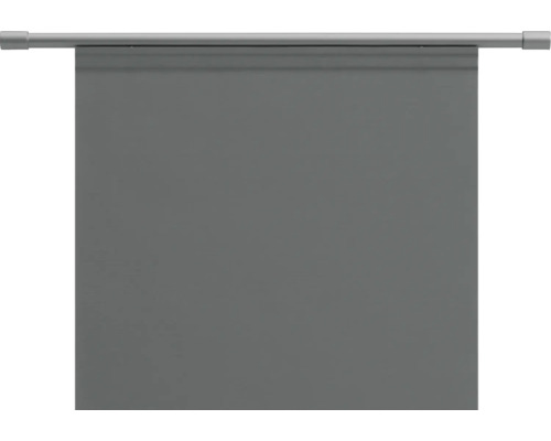 Grauer Rollladen mit Rollladenstange